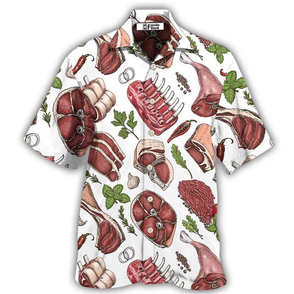 Food Meat Delicious Meal Hawaiian Shirt Jezsport.com