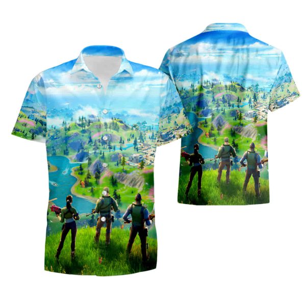Fortnite Hawaiian Shirt summer shirt Jezsport.com