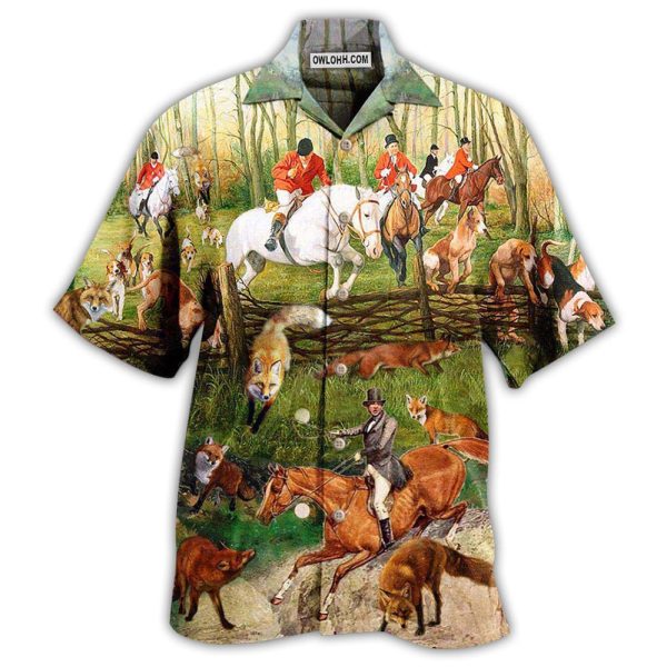 Fox Hunting Weekend Forecast 100 Chanceof - Hawaiian Shirt Jezsport.com