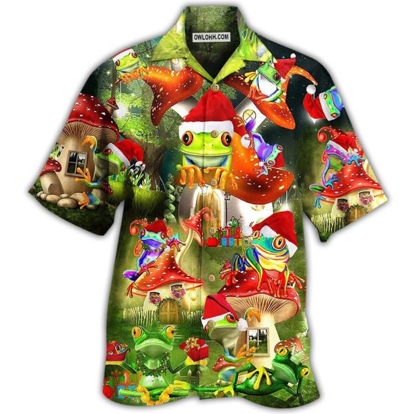 Frog Lover Christmas - Hawaiian Shirt Jezsport.com