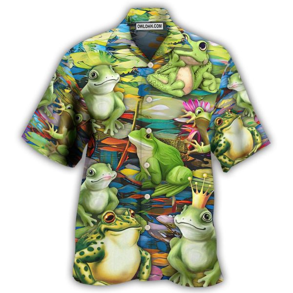 Frog In Wonderland - Hawaiian Shirt Jezsport.com