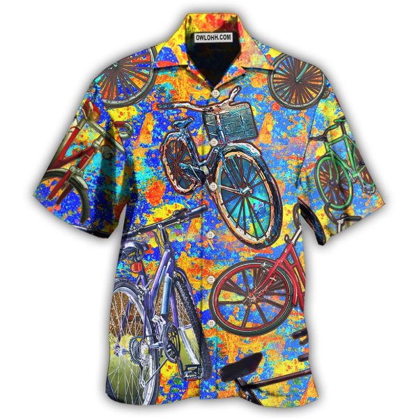 Bike Love Summer Style Colorful - Hawaiian Shirt Jezsport.com