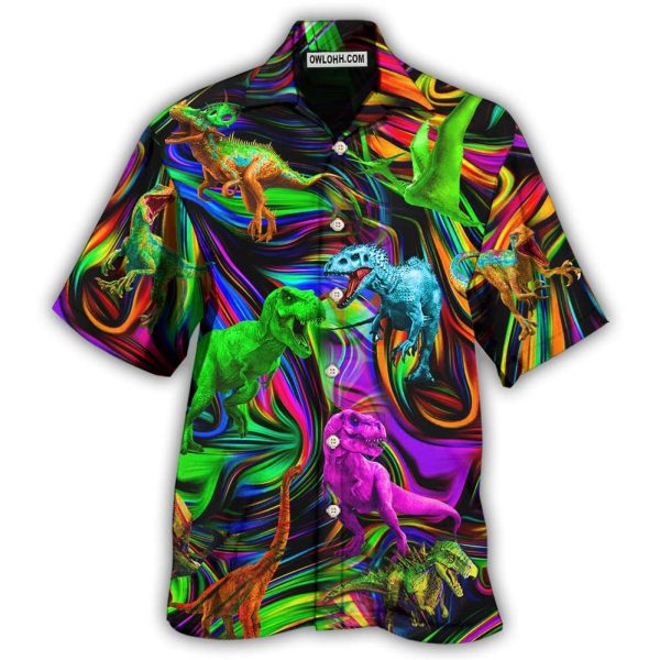Jurassic Park Dinosaur World Summer Colorful Style - Hawaiian Shirt Jezsport.com