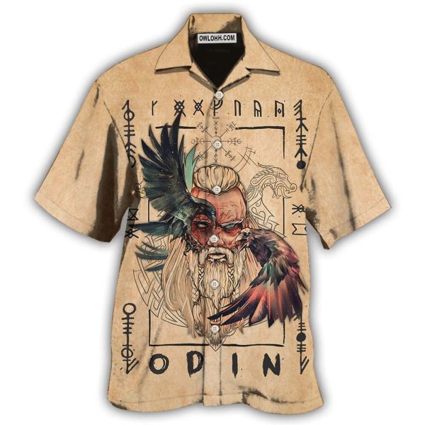 Viking Odin Sign Old Man Viking - Hawaiian Shirt Jezsport.com