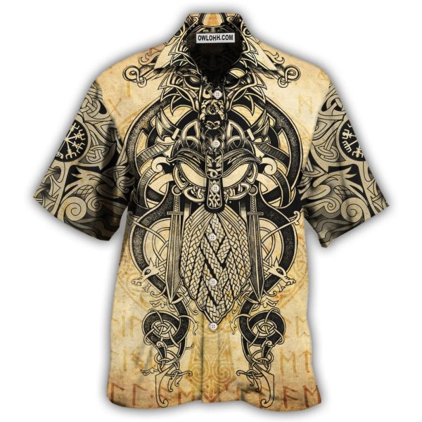 Viking Warrior Blood Pattern Cool Style - Hawaiian Shirt Jezsport.com