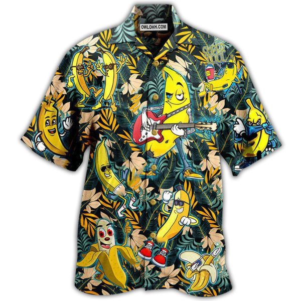 Fruit Banana Happy - Hawaiian Shirt Jezsport.com