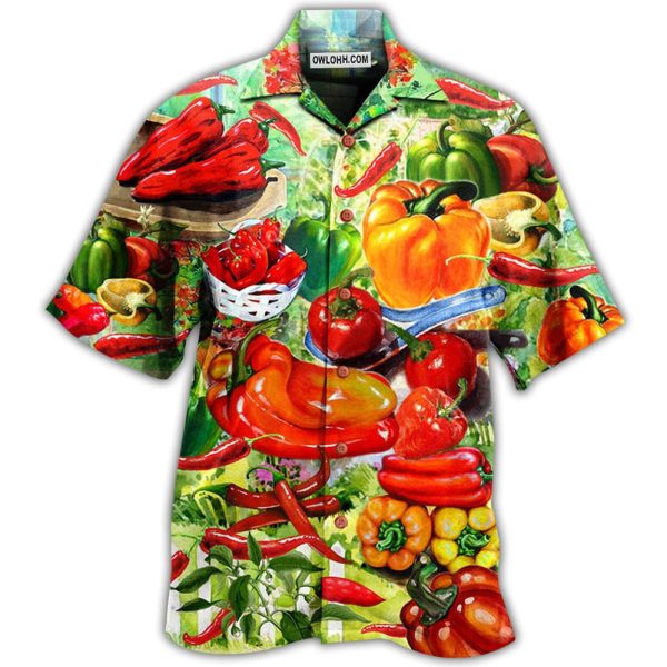 Fruit Chili And Bell Pepper - Hawaiian Shirt Jezsport.com