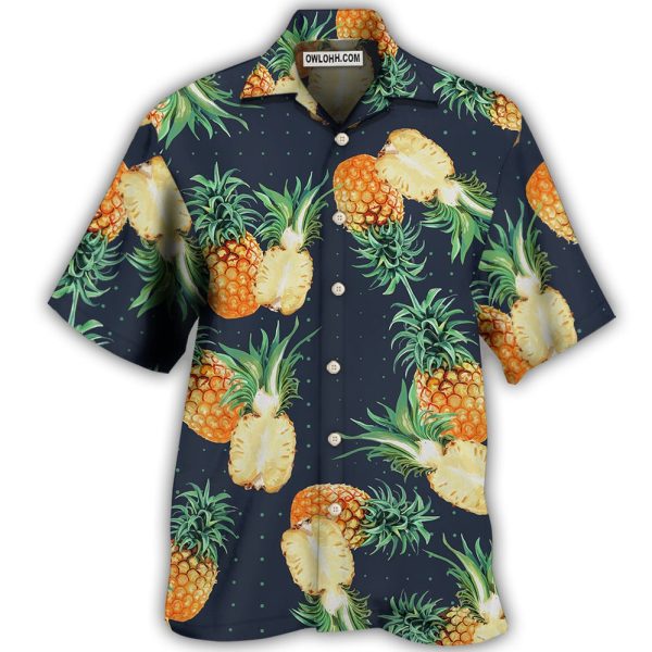 Fruit Pineapple Tropical Cool - Hawaiian Shirt Jezsport.com