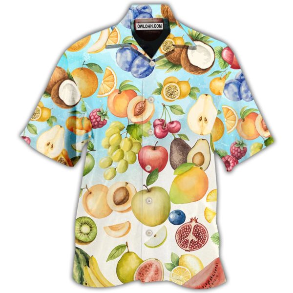 Fruit Summer Good Basic Background - Hawaiian shirt Jezsport.com