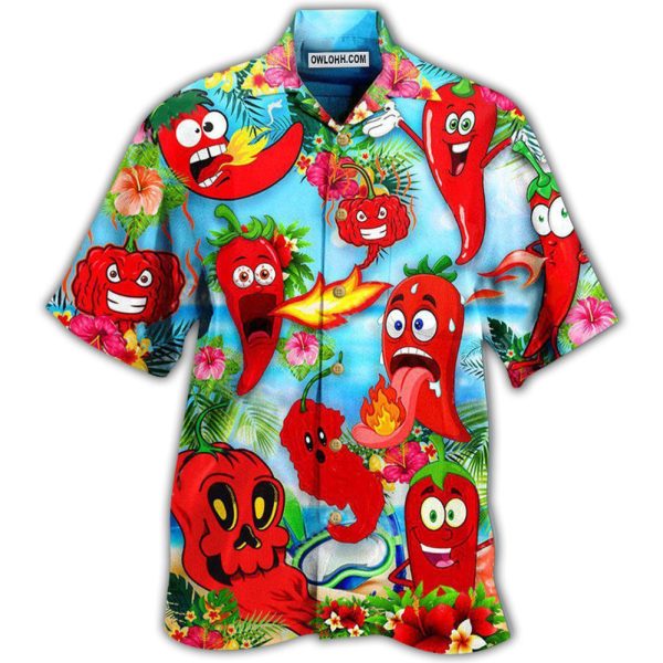 Fruit Chili Funny Chili Peppers - Hawaiian Shirt Jezsport.com