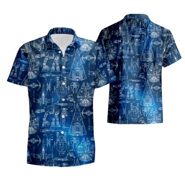 Galaxy Star Wars Hawaiian Shirt summer shirt Jezsport.com