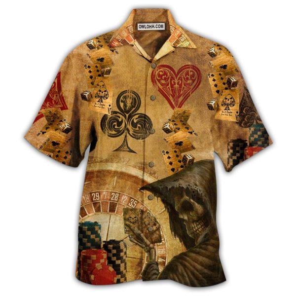 Gambling Dead Mans Hand - Hawaiian Shirt Jezsport.com