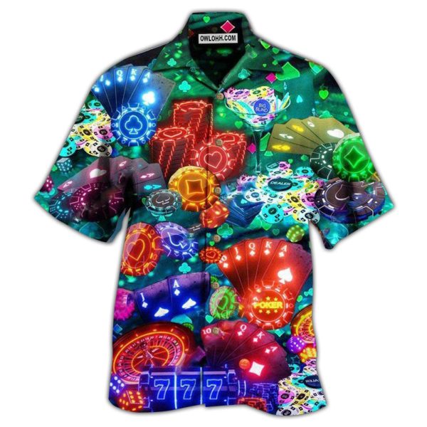 Gambling Poker Is War Not A Game - Hawaiian Shirt Jezsport.com