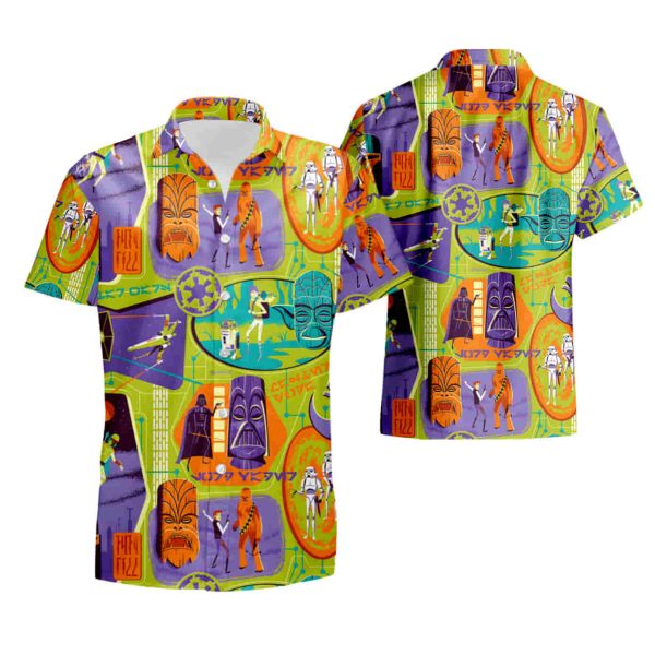 Gearhumans 3D Retro Star x War The Ceaseless Sweep Custom Hawaiian Shirt summer shirt Jezsport.com