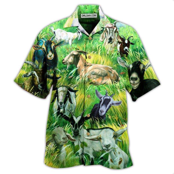 Goat Your Way I Goat Mine - Hawaiian Shirt Jezsport.com