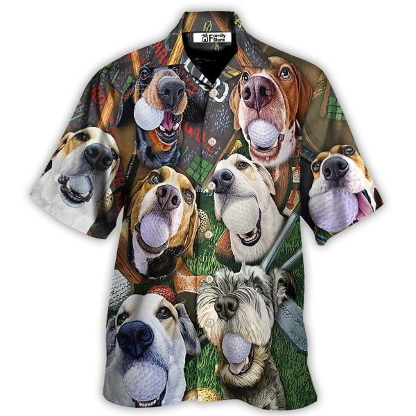 Golf Beach Sports Dog Beach Golf - Hawaiian Shirt Jezsport.com