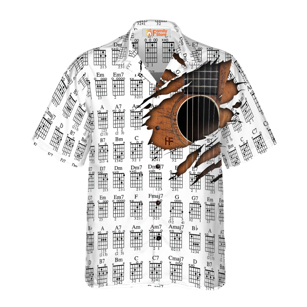 Guitar Chords Chart Hawaiian Shirt Jezsport.com