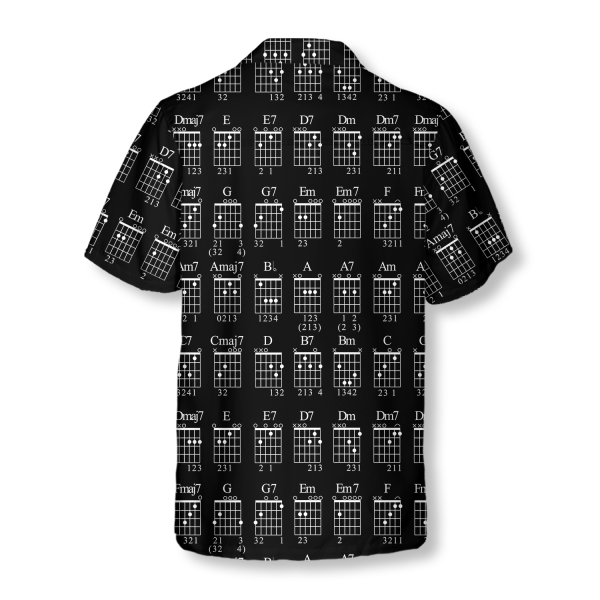 Guitar Chords Hawaiian Shirt Jezsport.com