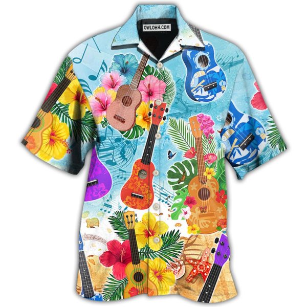 Guitar Tropical Hawaii Ukulele - Hawaiian Shirt Jezsport.com