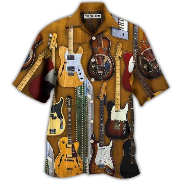 Guitar Vintage Basic Style - Hawaiian Shirt Jezsport.com