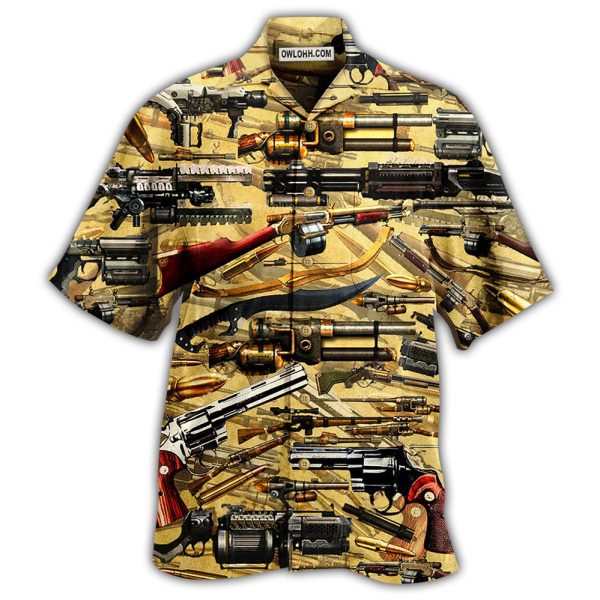 Gun It's About How To How To Hold It Coolest - Hawaiian Shirt Jezsport.com