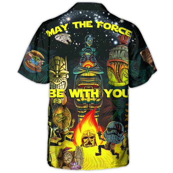 Tiki Star Wars May The Force Be With You - Hawaiian Shirt Jezsport.com