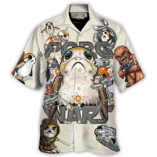 Star Wars Porg So Cute Porg Wars - Hawaiian Shirt Jezsport.com