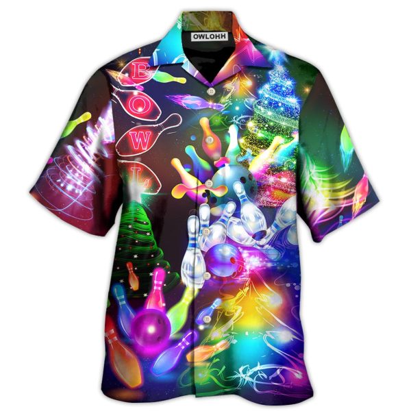 Bowling Christmas Merry Everything Happy Always - Hawaiian Shirt Jezsport.com