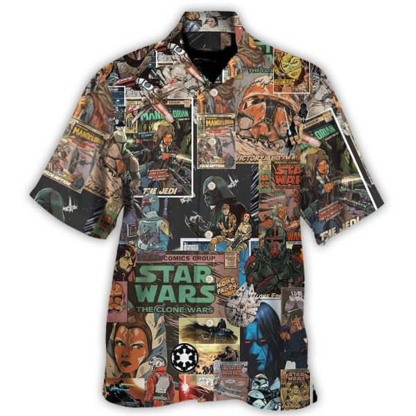 Starwars Comic Style - Hawaiian Shirt Jezsport.com