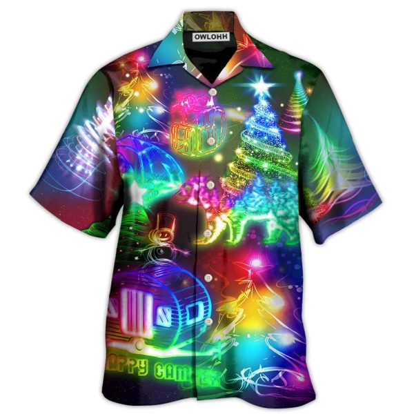 Camping Christmas Merry Everything Happy Always - Hawaiian Shirt Jezsport.com