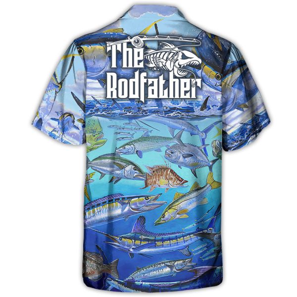 Fishing Undersea The Rodfather Tuna Fish - Hawaiian Shirt Jezsport.com