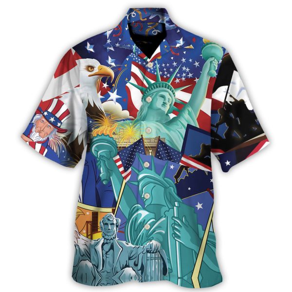 America Patriotism Is Voluntary - Hawaiian Shirt Jezsport.com