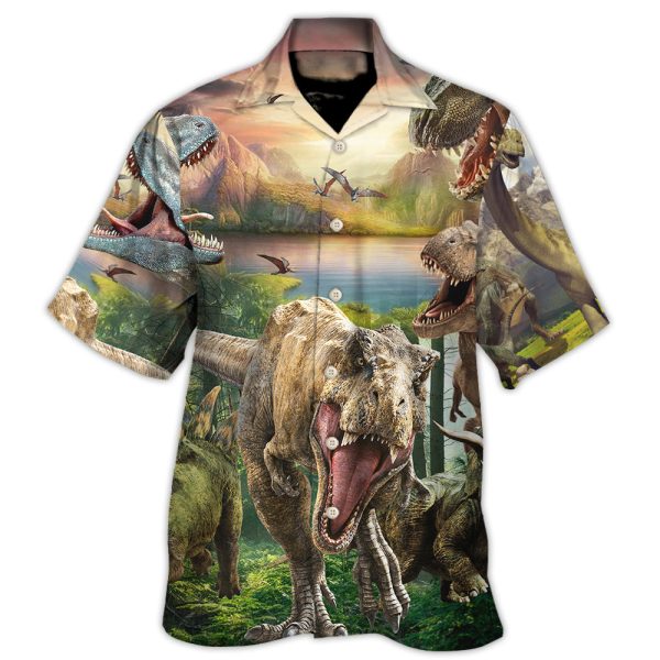 Jurassic Park Dinosaur I Am Roarsome - Hawaiian Shirt Jezsport.com