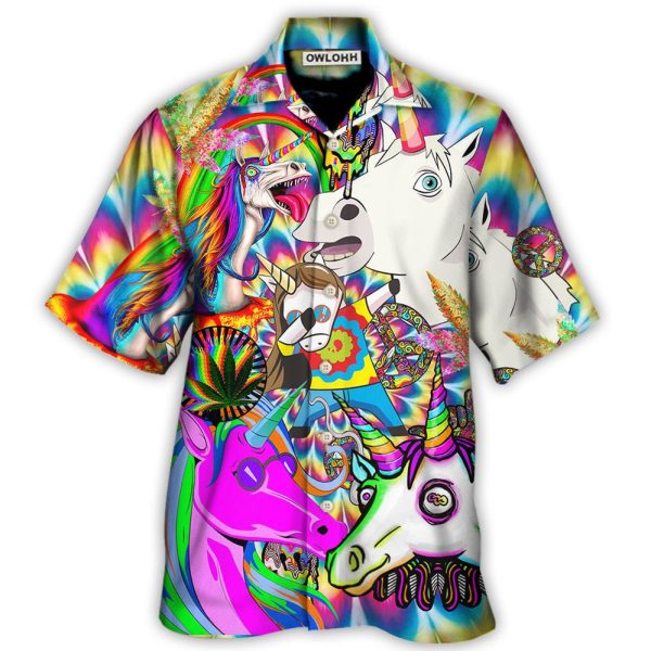 Hippie Unicorn Dream For Wonderland - Hawaiian Shirt Jezsport.com