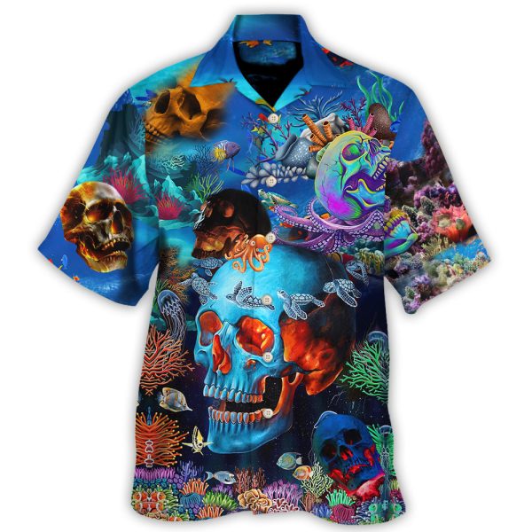 Skull Deep In The Ocean - Hawaiian Shirt Jezsport.com