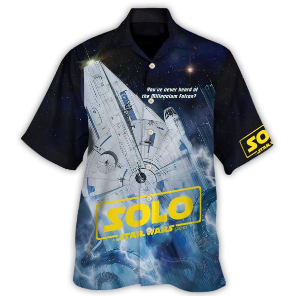 Solo SW You?e Never Heard Of The Millennium Falcon - Hawaiian Shirt Jezsport.com