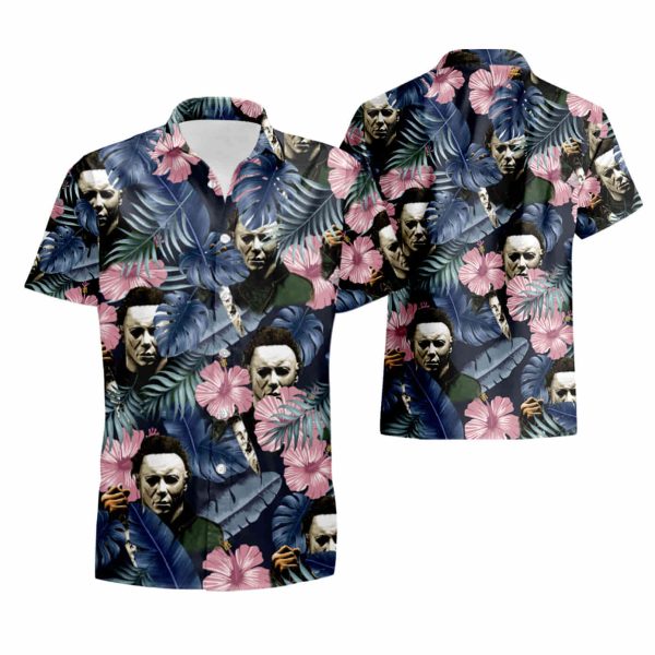 Halloween Michael Myers Hawaiian Shirt summer shirt Jezsport.com