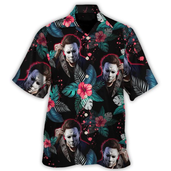 Halloween Michael Myers Halloween Tropical Style - Hawaiian Shirt Jezsport.com