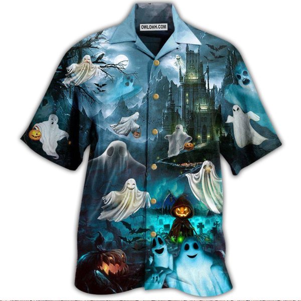 Halloween Night Say Boo And Scary On - Hawaiian Shirt Jezsport.com