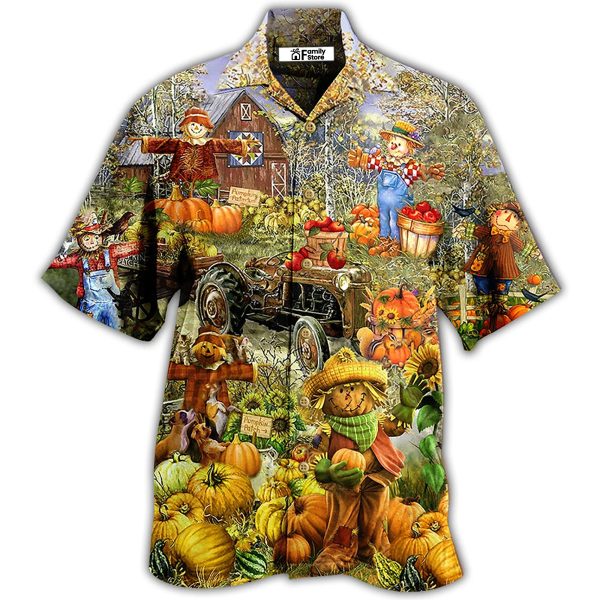 Halloween Pumpkin Smile Beautiful - Hawaiian Shirt Jezsport.com