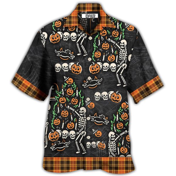 Halloween Skull 'Tis The Season To Be Creepy - Hawaiian Shirt Jezsport.com