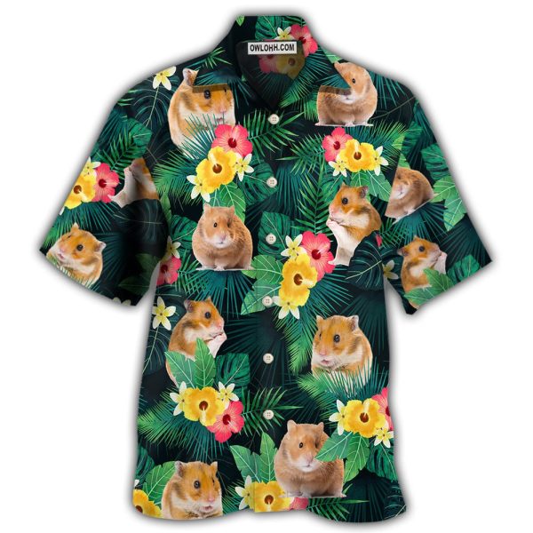 Hamster Tropical Summer Vibes - Hawaiian Shirt Jezsport.com