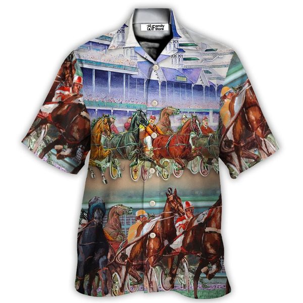 Harness Racing Horse Racing Horse Lover - Hawaiian Shirt Jezsport.com