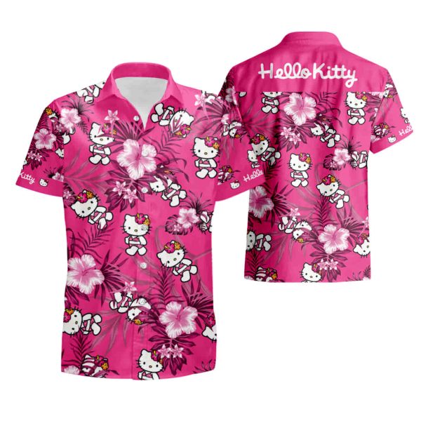 Hello Kitty Style 2 Hawaiian Shirt summer shirt Jezsport.com