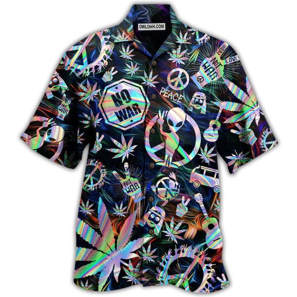 Hippie Alien Peace Life - Hawaiian Shirt Jezsport.com