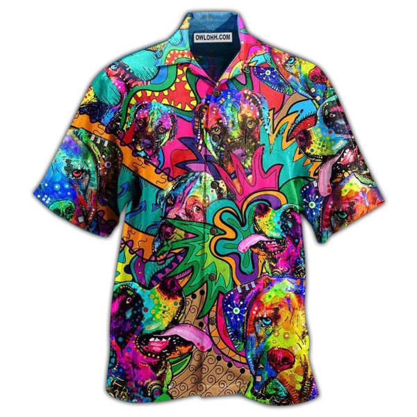 Hippie Dogs Colorfull Style - Hawaiian Shirt Jezsport.com