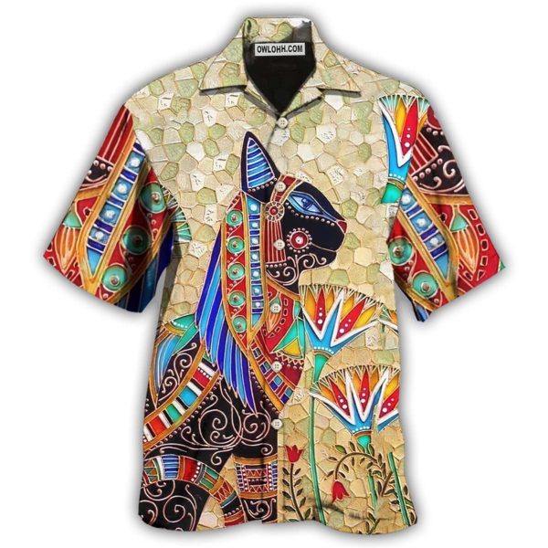 Egypt Cat Cool Style - Hawaiian Shirt Jezsport.com