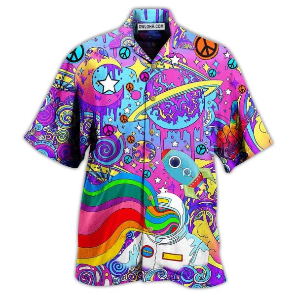 Hippie Planet Peace The Colorful Of Life - Hawaiian Shirt Jezsport.com