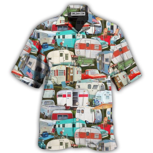 Camping Caravans Are Calling And I Must Go - Hawaiian Shirt Jezsport.com