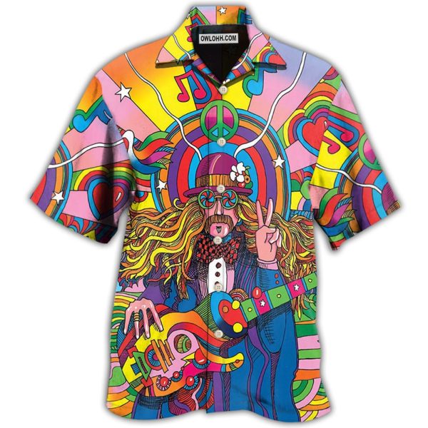 Hippie Rock Music - Hawaiian Shirt Jezsport.com